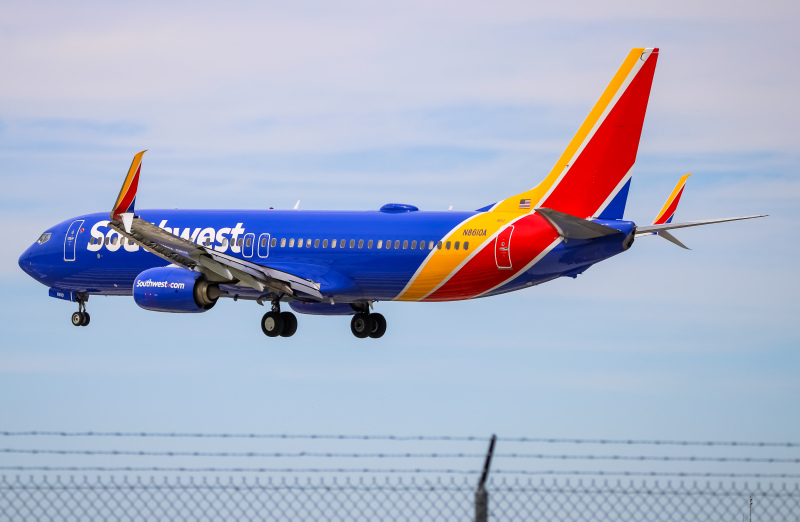 Photo of N8610A - Southwest Airlines Boeing 737-800 at BWI on AeroXplorer Aviation Database