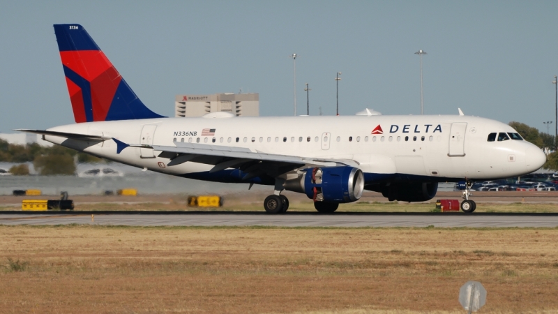 Photo of N336NB - Delta Airlines Airbus A319 at DFW on AeroXplorer Aviation Database