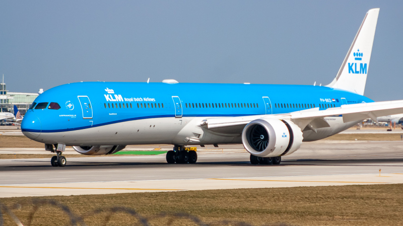 Photo of PH-BKD - KLM Boeing 787-10 at ORD on AeroXplorer Aviation Database