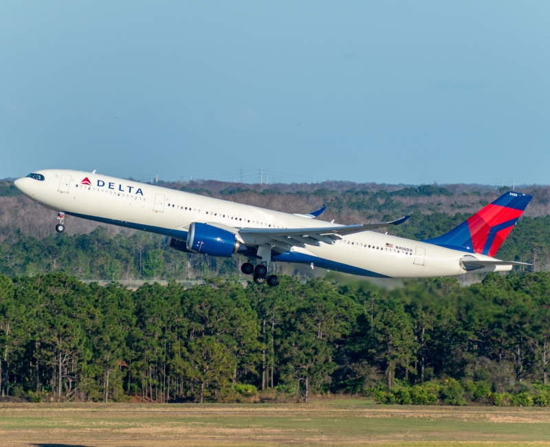 Photo of N406DX - Delta Airlines Airbus A330-900 at MCO on AeroXplorer Aviation Database
