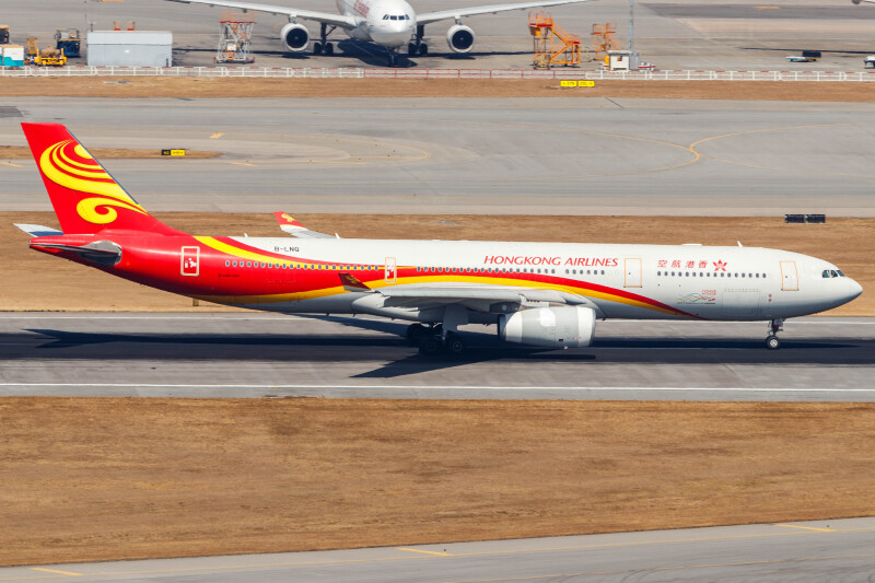 Photo of B-LNQ - Hong Kong Airlines Airbus A330-300 at HKG on AeroXplorer Aviation Database