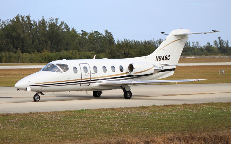 Photo of N848C - PRIVATE Beechcraft Hawker 400 at APF on AeroXplorer Aviation Database