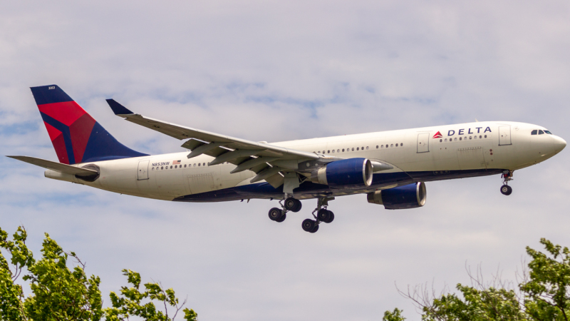 Photo of N853NW - Delta Airlines Airbus A330-200 at JFK on AeroXplorer Aviation Database