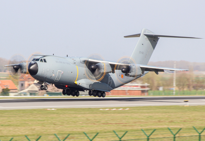 Photo of CT-02 - Belgium Air Force  Airbus A400M at BRU on AeroXplorer Aviation Database