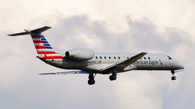 Photo of N808AE - American Eagle Embraer ERJ145 at DFW on AeroXplorer Aviation Database
