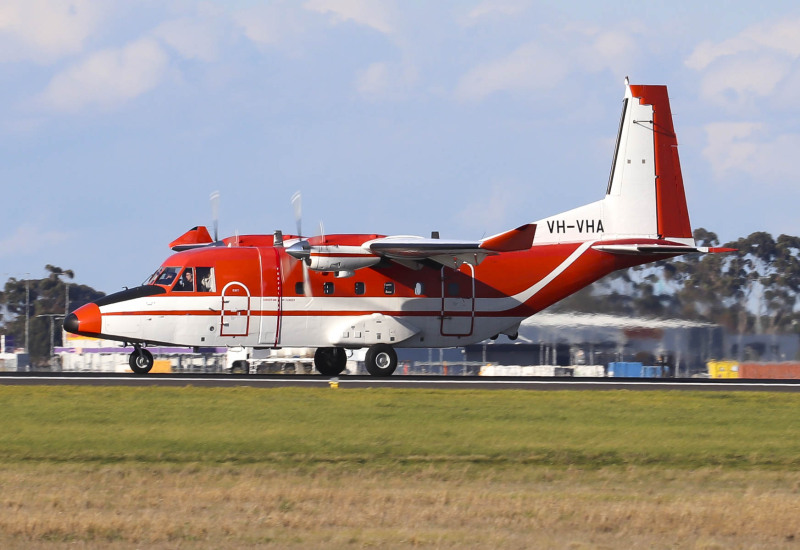 Photo of VH-VHA - Skytraders CASA C-212-400 Aviocar at MEL on AeroXplorer Aviation Database