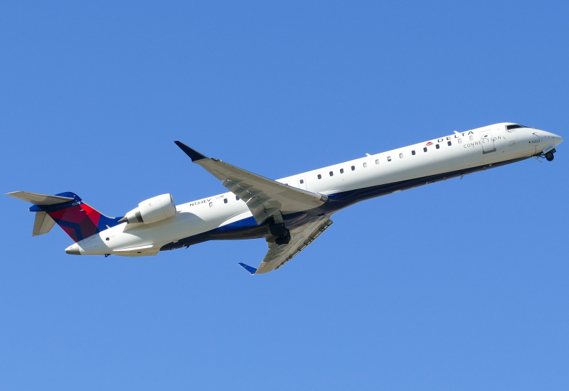 Photo of N133EV - Delta Connection Mitsubishi CRJ-900 at AUS on AeroXplorer Aviation Database