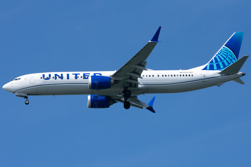 Photo of N47533 - United Airlines Boeing 737 MAX 9 at SFO on AeroXplorer Aviation Database