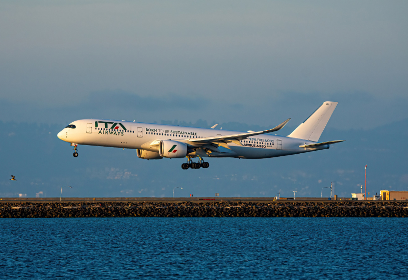 Photo of EI-IFD - ITA Airways Airbus A350-900 at SFO on AeroXplorer Aviation Database