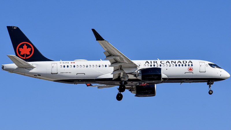 Photo of C-GJYA - Air Canada Airbus A220-300 at YYZ on AeroXplorer Aviation Database