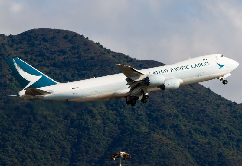 Photo of B-LJI - Cathay Pacific Boeing 747-8F at HKG on AeroXplorer Aviation Database