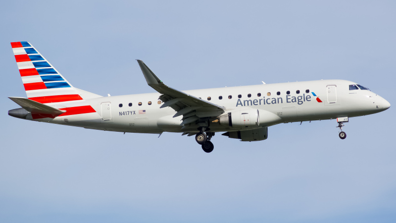 Photo of N417YX - American Eagle Embraer E175 at JFK on AeroXplorer Aviation Database