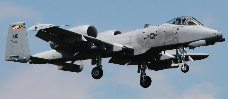 Photo of 78-0718 - USAF - United States Air Force Fairchild A-10 Thunderbolt at MTN on AeroXplorer Aviation Database