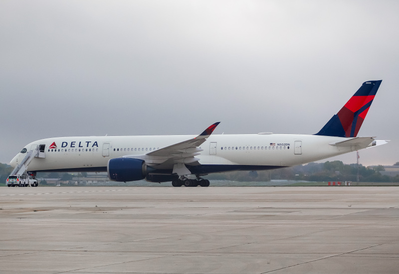 Photo of N502DN - Delta Airlines Airbus A350-900 at MKE on AeroXplorer Aviation Database