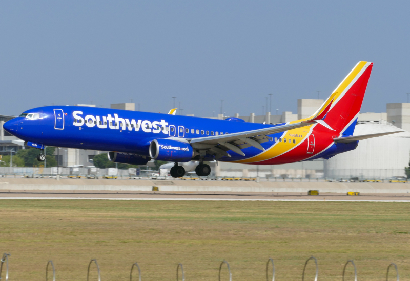Photo of N8554X - Southwest Airlines Boeing 737-800 at AUS on AeroXplorer Aviation Database