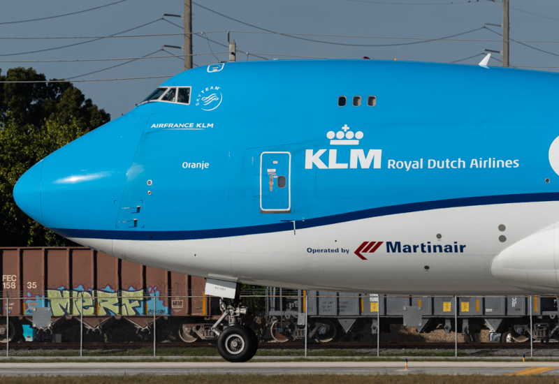 Photo of PH-CKC - KLM Cargo Boeing 747-400F at MIA on AeroXplorer Aviation Database