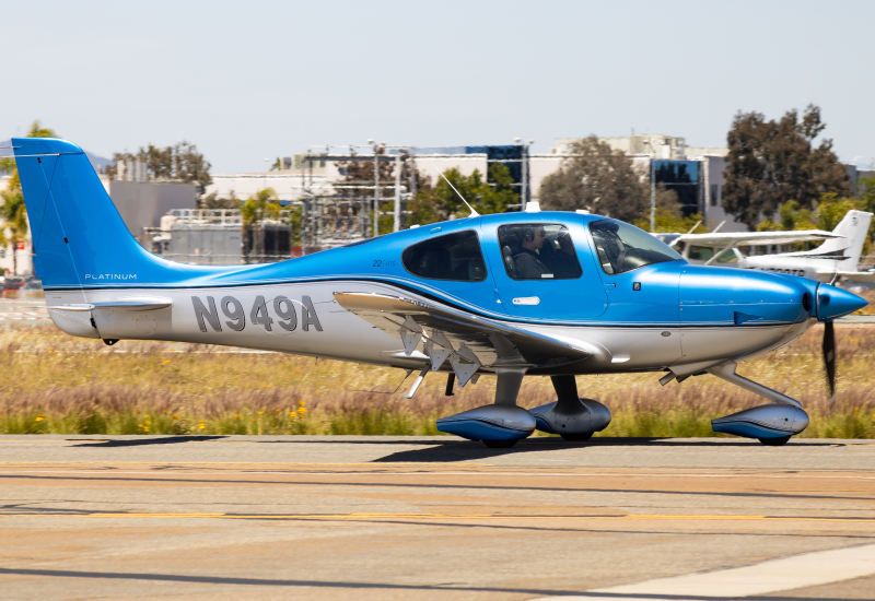 Photo of N949A - PRIVATE Cirrus SR22 at MYF on AeroXplorer Aviation Database