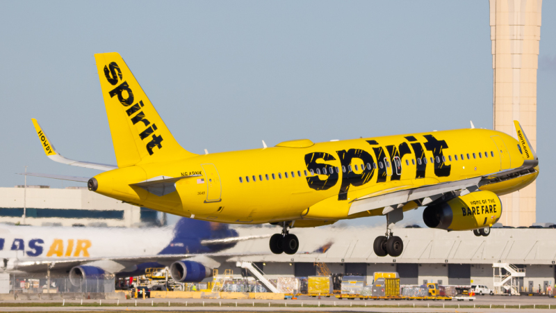 Photo of N649NK - Spirit Airlines Airbus A320 at MIA on AeroXplorer Aviation Database