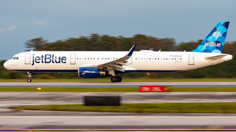 Photo of N905JB - JetBlue Airways Airbus A321-200 at MCO on AeroXplorer Aviation Database