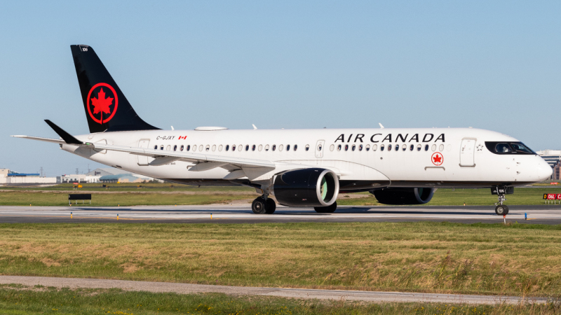 Photo of C-GJXY - Air Canada Airbus A220-300 at CYY on AeroXplorer Aviation Database