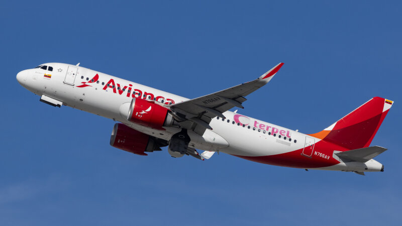 Photo of N766AV - Avianca Airbus A320NEO at LAX on AeroXplorer Aviation Database