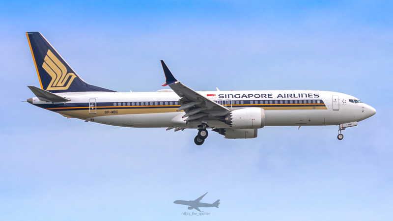 Photo of 9V-MBC - Singapore Airlines Boeing 737 MAX 8 at SIN on AeroXplorer Aviation Database