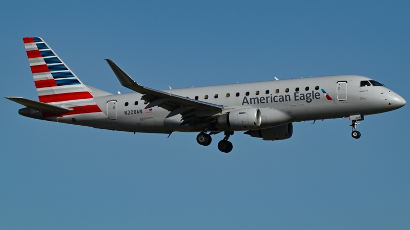 Photo of N208AN - American Eagle Embraer E175LR at DFW on AeroXplorer Aviation Database