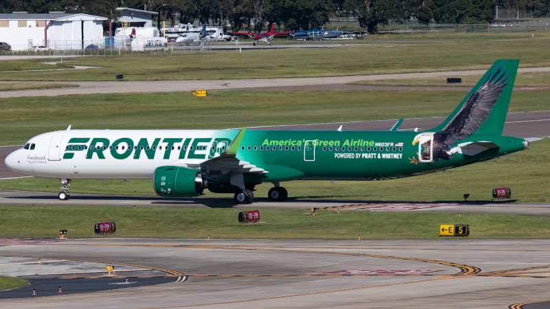 Photo of N603FR - Frontier Airlines Airbus A321NEO at TPA on AeroXplorer Aviation Database