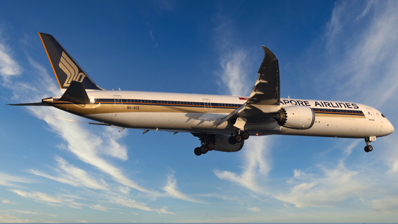 Photo of 9V-SCE - Singapore Airlines Boeing 787-10 at SIN on AeroXplorer Aviation Database