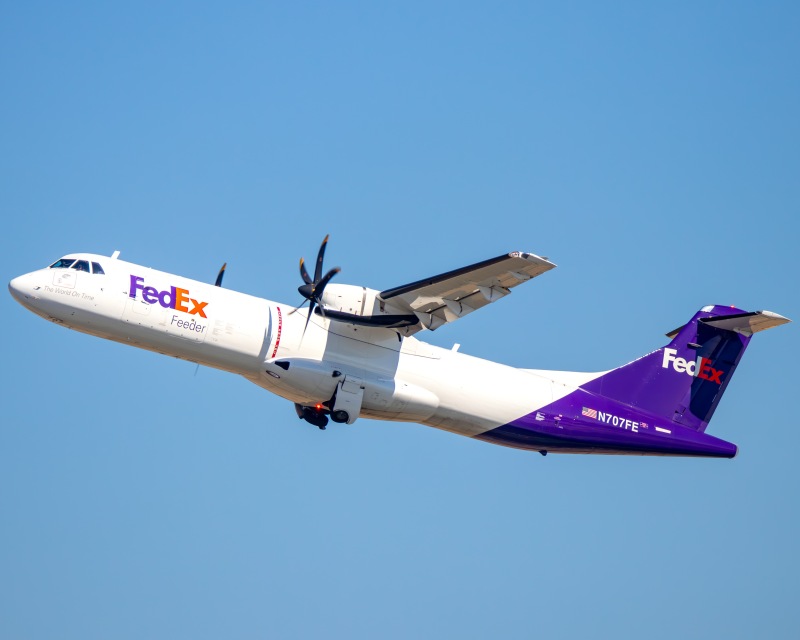 Photo of N707FE - FedEx ATR 72-600 at SAN on AeroXplorer Aviation Database