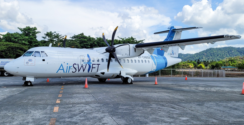 Photo of RP-C4202 - AirSWIFT ATR 42-600 at ENI on AeroXplorer Aviation Database