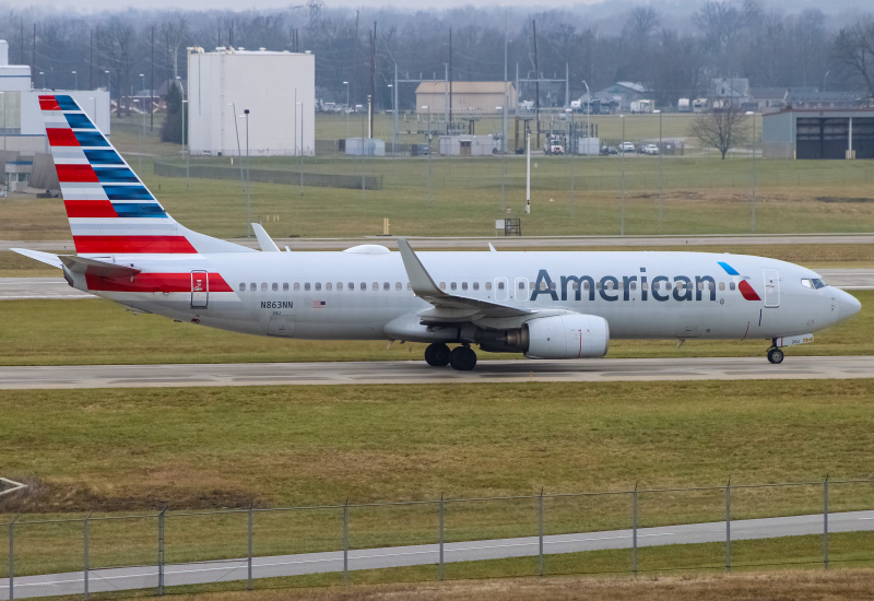 Photo of N863NN - American Airlines Boeing 737-800 at IND on AeroXplorer Aviation Database