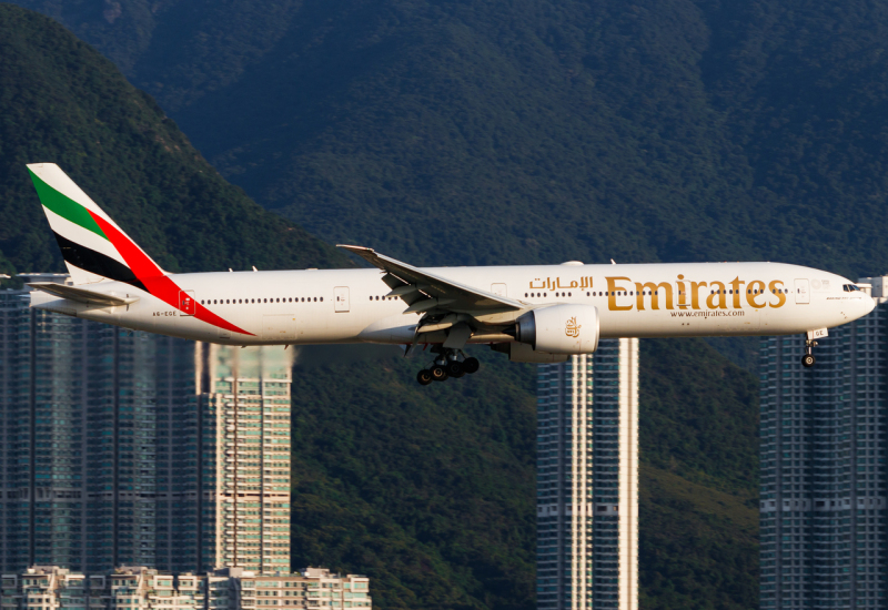 Photo of A6-EGE - Emirates Boeing 777-300ER at HKG on AeroXplorer Aviation Database