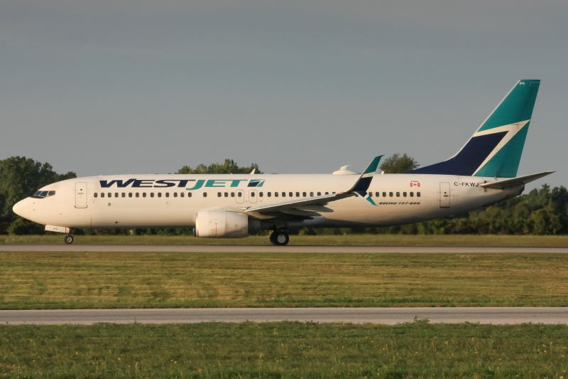 Photo of C-FKWJ - WestJet Boeing 737-800 at YHM on AeroXplorer Aviation Database