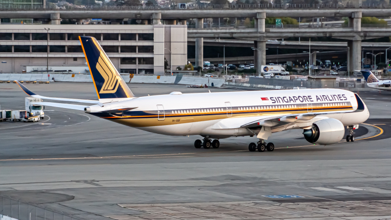 Photo of 9V-SGB - Singapore Airlines Airbus A350-900 at SFO on AeroXplorer Aviation Database