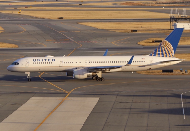 Photo of N597UA - United Airlines Boeing 757-200 at BOS on AeroXplorer Aviation Database