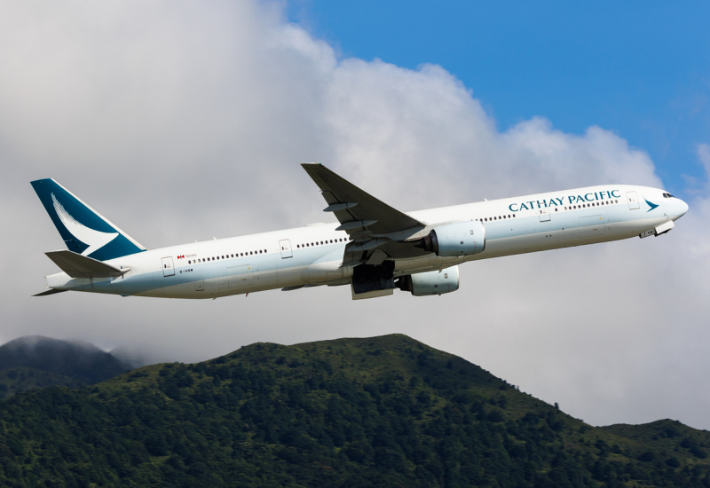 Photo of B-HNW - Cathay Pacific Boeing 777-300 at HKG on AeroXplorer Aviation Database