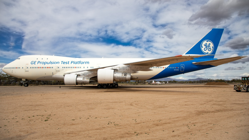 Photo of N747GE - General Electric Boeing 747-100 at KDMA on AeroXplorer Aviation Database