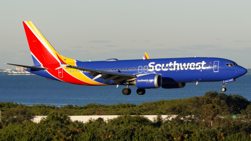 Photo of N8724J - Southwest Airlines Boeing 737 MAX 8 at TPA on AeroXplorer Aviation Database