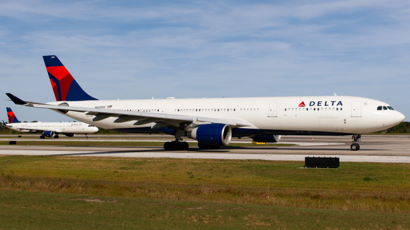 Photo of N820NW - Delta Airlines Airbus A330-300 at MCO on AeroXplorer Aviation Database