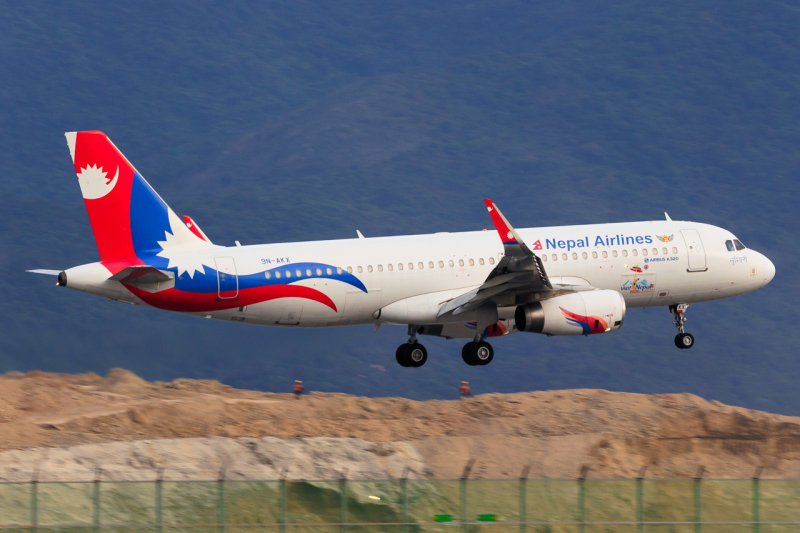 Photo of 9N-AKX - Nepal Airlines Airbus A320 at HKG on AeroXplorer Aviation Database