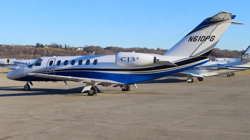 Photo of N610PG - PRIVATE Cessna Citation CJ3 at LUK on AeroXplorer Aviation Database