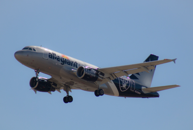 Photo of N328NV - Allegiant Air Airbus A319 at BOI on AeroXplorer Aviation Database