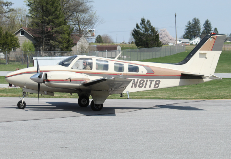 Photo of N81TB - PRIVATE Beechcraft 58 Baron at THV on AeroXplorer Aviation Database