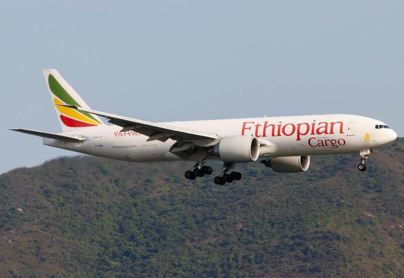 Photo of ET-APS -  Ethiopian Cargo Boeing 777-F at HKG on AeroXplorer Aviation Database