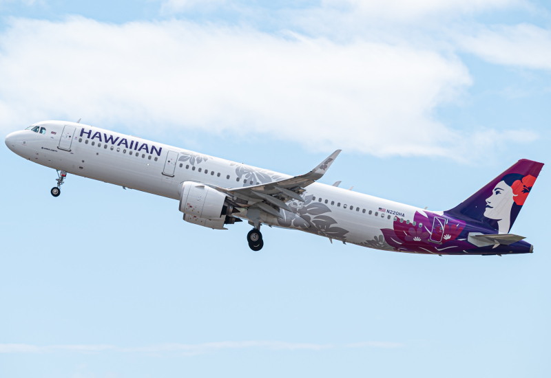 Photo of N220HA - Hawaiian Airlines Airbus A321NEO at HNL on AeroXplorer Aviation Database