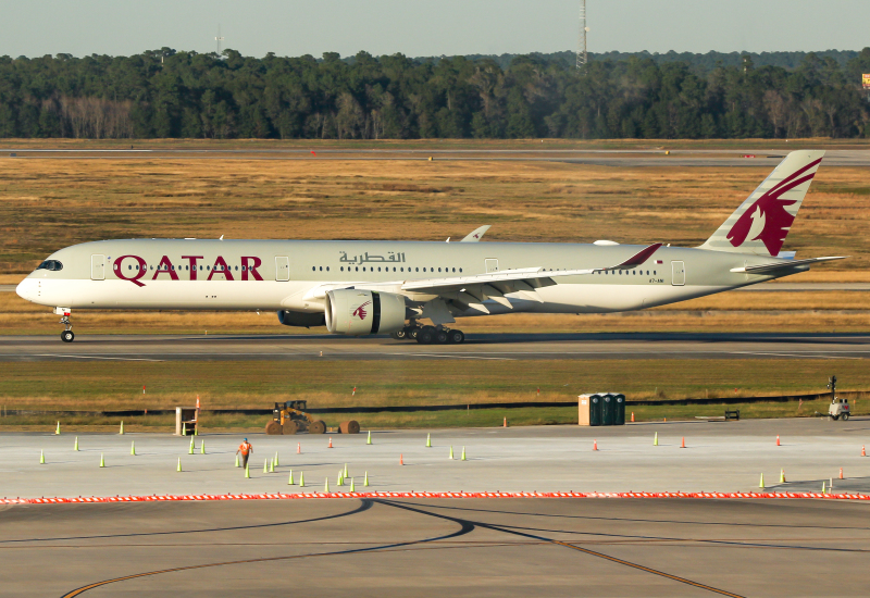 Photo of A7-ANI - Qatar Airways Airbus A350-1000 at IAH on AeroXplorer Aviation Database