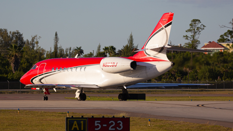 Photo of N503DJ - Flight 145 LLC Dassault Falcon 2000 at APF on AeroXplorer Aviation Database