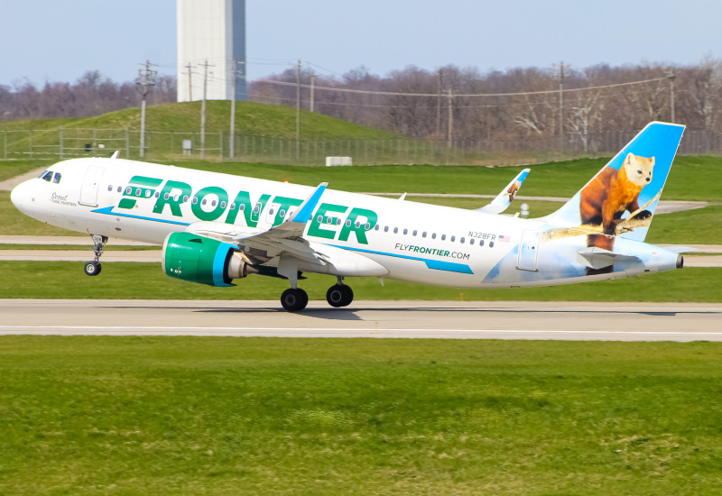 Photo of N328FR - Frontier Airlines Airbus A320neo at CVG  on AeroXplorer Aviation Database