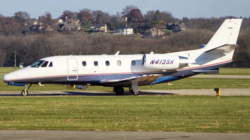 Photo of N413SK - PRIVATE  Cessna Citation 560XL Excel at LUK on AeroXplorer Aviation Database